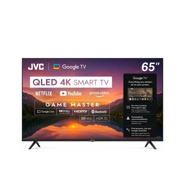 ⁦شاشة JVC برو 65 بوصة QLED Google TV – موديل LT-65NQ7226⁩ - الصورة ⁦1⁩