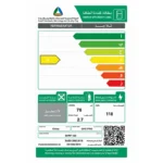 ⁦ثلاجة جي في سي برو باب واحد 76 لتر 2.7 قدم أسود – موديل GVRF-120⁩ - الصورة ⁦2⁩