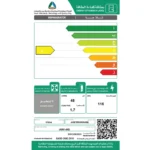 ⁦ثلاجة جستنج هاوس باب واحد 48 لتر 1.7 قدم – أبيض – JSRF-49D⁩ - الصورة ⁦2⁩