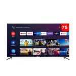 شاشة دانسات 75 بوصة سمارت 4K أندرويد 15 مع رسيفر داخلي – DTD75BU/A15