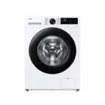 غسالة سامسونج تحميل أمامي 8 كجم، 1400 دورة، EcoBubble، بخار صحي، Wi-Fi وSmartThings – أبيض – WW80CGC04DAEYL