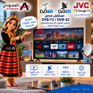 شاشة JVC سمارت 50 بوصة QLED 4K UHD بنظام Google TV – Dolby Vision & Atmos – موديل LT-50NQ7125 12 Untitled 12 15