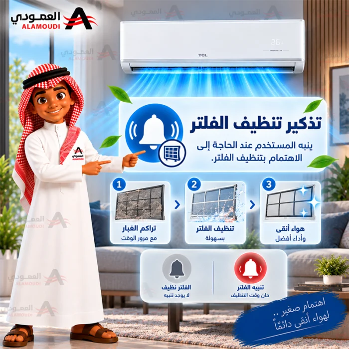 ⁦مكيف تي سي إل سبليت فوكس إن زن T4 إنفيرتر – 19,100 وحدة – بارد فقط – TAC-18CSU/VIS⁩ - الصورة ⁦13⁩