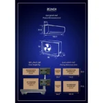 ⁦مكيف ز.ترست سبليت جداري 21,000 وحدة – حار وبارد – ECO – 4 اتجاهات – ZC24CH⁩ - الصورة ⁦5⁩
