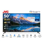 شاشة JVC سمارت 50 بوصة QLED 4K UHD بنظام Google TV – Dolby Vision & Atmos – موديل LT-50NQ7125 - الصورة 2