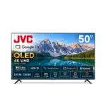 شاشة JVC سمارت 50 بوصة QLED 4K UHD بنظام Google TV – Dolby Vision & Atmos – موديل LT-50NQ7125