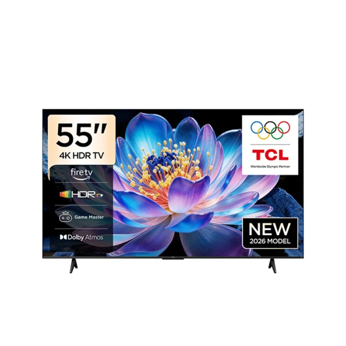 ⁦شاشة تي سي إل 55 بوصة 4K HDR Google TV معدل 60 هرتز – 55V6D⁩ - الصورة ⁦1⁩