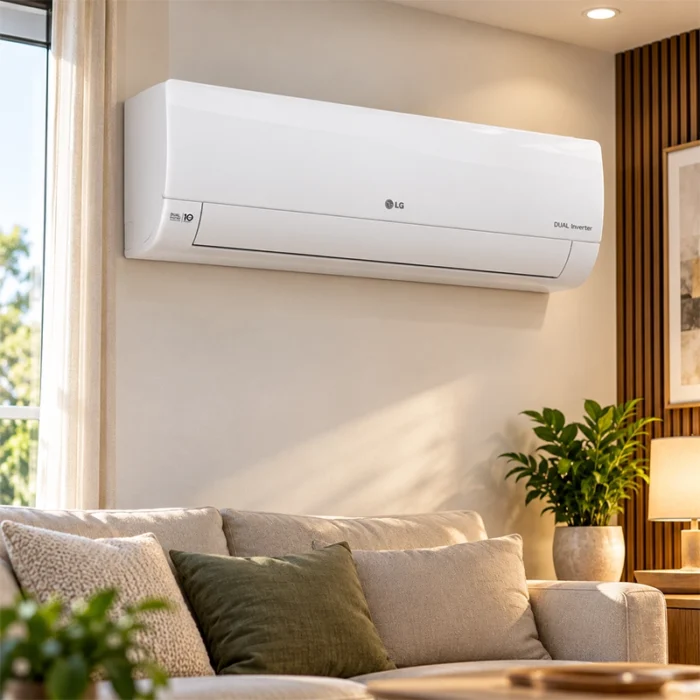 ⁦مكيف سبليت ال جي LG فريش ريش مزدوجة 22100 وحدة بارد فقط – إنفرتر موفر للطاقة - واي فاي ND242C1.NK1⁩ - الصورة ⁦2⁩