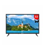شاشة دانسات 32 بوصة سمارت أندرويد 13 LED بدقة Full HD مع حامل جداري أسود – DTD32BH-A13