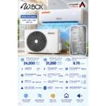 ⁦مكيف دبليو بوكس W.BOX سبليت ماكس 30000 وحدة – بارد فقط – تبريد فعلي  24000 وحدة – ريش ذهبية – تربو – أبيض – WBSP30CMAX⁩ - الصورة ⁦2⁩