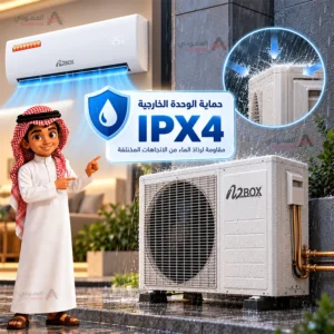 مكيف دبليو بوكس W.BOX سبليت 18 وحدة – بارد فقط – تبريد فعلي 18200 وحدة – غاز R410A – أبيض – WBSP20CMAX 7 Untitled 10 37