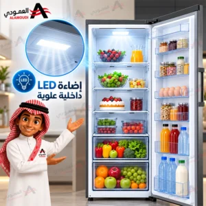 ثلاجة إل جي LG باب واحد 13.6 قدم – سعة 386 لتر – نوفروست – انفرتر – تدفق هواء متعدد – تبريد سريع – فضي – LD141BBSIT 7 Untitled 10 42