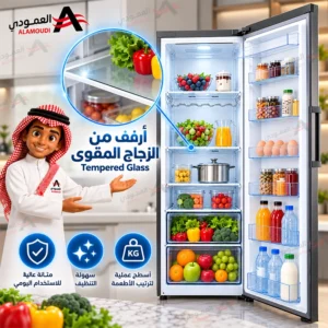 ثلاجة إل جي LG باب واحد 13.6 قدم – سعة 386 لتر – نوفروست – انفرتر – تدفق هواء متعدد – تبريد سريع – فضي – LD141BBSIT 9 Untitled 12 26
