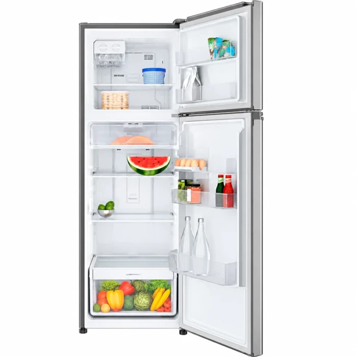 ⁦ثلاجة إلكترولوكس 12 قدم، 341 لتر، إنفرتر، AI AutoSense، Cooling360، نوفروست، فضي – ETM3400L-S⁩ - الصورة ⁦2⁩