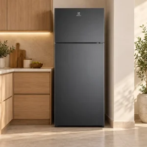 ثلاجة إلكترولوكس 503 لتر (17.6 قدم)، بابين بفريزر علوي، إنفرتر، نوفروست، تبريد Cooling 360°، أسود مطفي – ETM5002C-B 10 Untitled 3 95