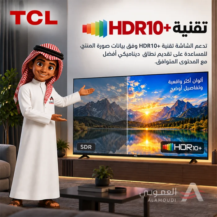 ⁦شاشة تي سي إل 65 بوصة 4K HDR Google TV معدل 60 هرتز – 65V6D⁩ - الصورة ⁦4⁩