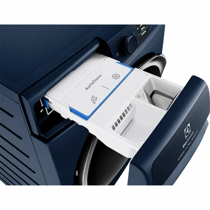 ⁦غسالة ومجفف إلكترولوكس UltimateCare 900 سعة 13/9 كجم، إنفرتر، IntelliDose، SensorWash، Wi-Fi، 1400 دورة، أزرق داكن – EWW1342R9MC⁩ - الصورة ⁦4⁩