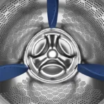 ⁦غسالة إلكترولوكس أوتوماتيك 8 كيلو تحميل أمامي، بخار HygienicCare وتقنية UltraMix وإنفرتر، 1200 دورة، أبيض – EWF8024P5WB⁩ - الصورة ⁦7⁩