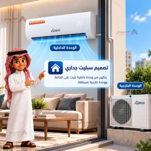 مكيف دبليو بوكس W.BOX سبليت 18 وحدة – بارد فقط – تبريد فعلي 18200 وحدة – غاز R410A – أبيض – WBSP20CMAX 6 Untitled 9 44