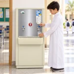 ⁦برادة مياه الغدير Al Ghadeer حار وبارد 75 لتر 3 صنابير ستانلس ستيل بيج – WCC75-R⁩ - الصورة ⁦3⁩